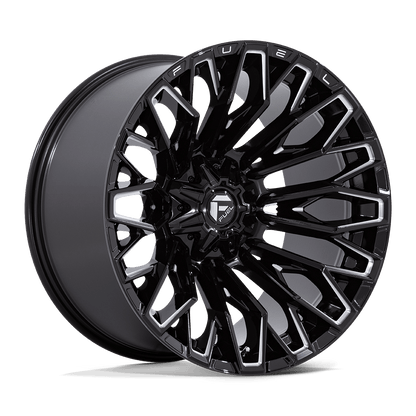 22x12 Fuel Off-Road FC865 Strike Gloss Black Milled Wheel 8x6.5 (-44mm)
