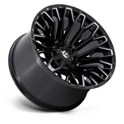 22x12 Fuel Off-Road FC865 Strike Gloss Black Milled Wheel 8x6.5 (-44mm)