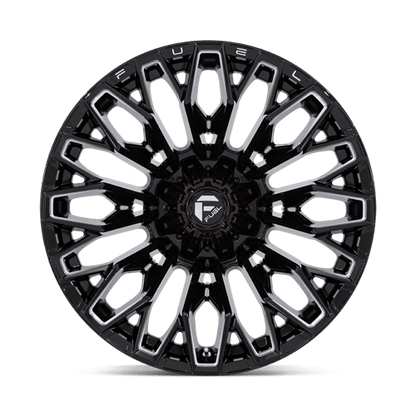 22x12 Fuel Off-Road FC865 Strike Gloss Black Milled Wheel 8x170 (-44mm)