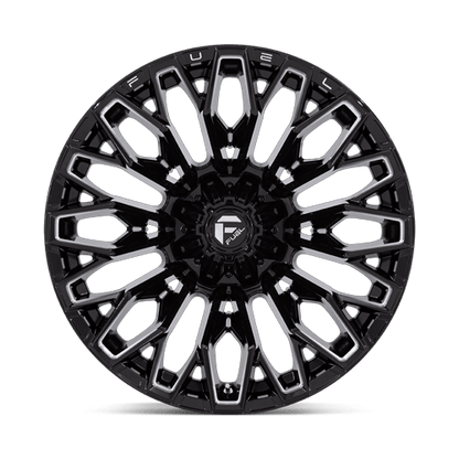 22x12 Fuel Off-Road FC865 Strike Gloss Black Milled Wheel 8x180 (-44mm)