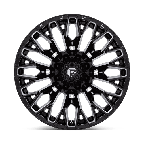 22x12 Fuel Off-Road FC865 Strike Gloss Black Milled Wheel 8x6.5 (-44mm)