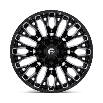 22x12 Fuel Off-Road FC865 Strike Gloss Black Milled Wheel 8x6.5 (-44mm)