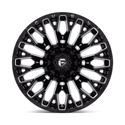 22x12 Fuel Off-Road FC865 Strike Gloss Black Milled Wheel 8x180 (-44mm)