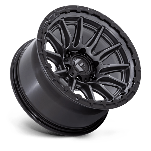 22x10 Fuel Off-Road FC866 Piston Matte Gunmetal W/ Black Wheel 6x5.5 (-18mm)