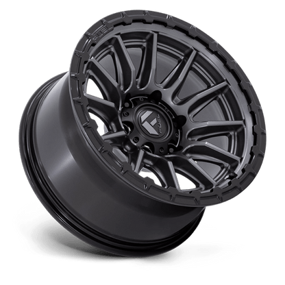 17x9 Fuel Off-Road FC866 Piston Matte Gunmetal W/ Gloss Black Wheel 5x5 (-12mm)