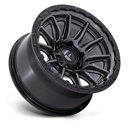 17x9 Fuel Off-Road FC866 Piston Matte Gunmetal W/ Gloss Black Wheel 5x5 (1mm)