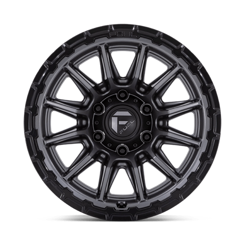 20x9 Fuel Off-Road FC866 Piston Matte Gunmetal W/ Gloss Black Wheel 5x5 (1mm)