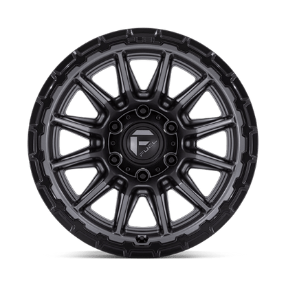 17x9 Fuel Off-Road FC866 Piston Matte Gunmetal W/ Gloss Black Wheel 6x5.5 (1mm)