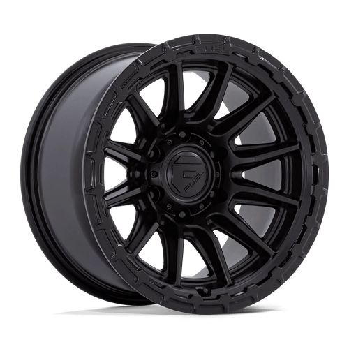 17x9 Fuel Off-Road FC866 Piston Blackout W/ Gloss Black Lip Wheel 6x135 (-12mm)