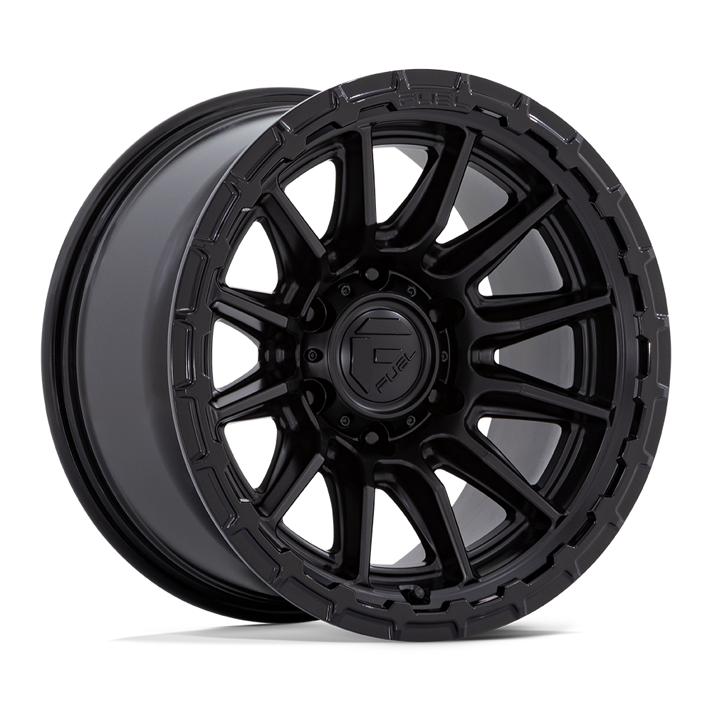 17x9 Fuel Off-Road FC866 Piston Blackout Wheel 5x5 (-12mm)