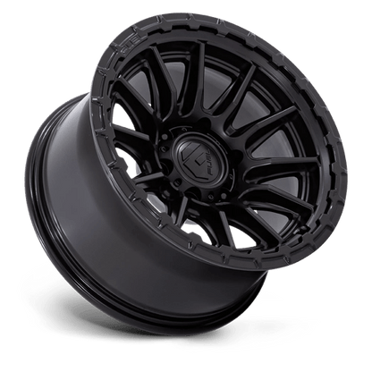 17x9 Fuel Off-Road FC866 Piston Blackout Wheel 5x5 (1mm)