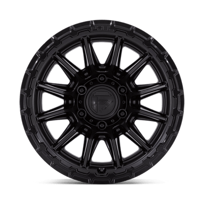 17x9 Fuel Off-Road FC866 Piston Blackout Wheel 5x5 (-12mm)