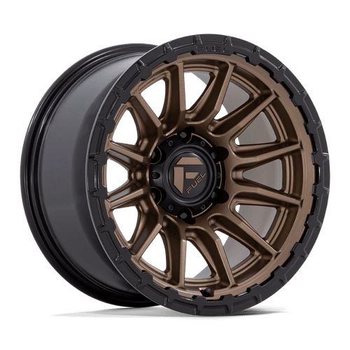 17x8.5 Fuel FC866 Piston Matte Bronze Gloss Black Lip Wheel 5x4.5 (25mm)