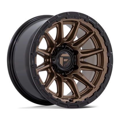20x10 Fuel FC866 Piston Matte Bronze W/ Gloss Black Lip Wheel 6x135 (-18mm)