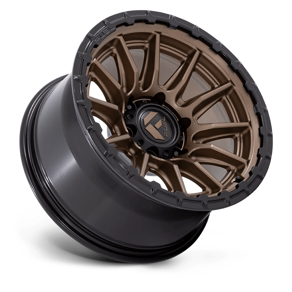 20x10 Fuel FC866 Piston Matte Bronze W/ Gloss Black Lip Wheel 6x135 (-18mm)