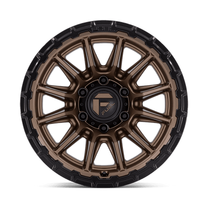 20x10 Fuel FC866 Piston Matte Bronze W/ Gloss Black Lip Wheel 6x135 (-18mm)