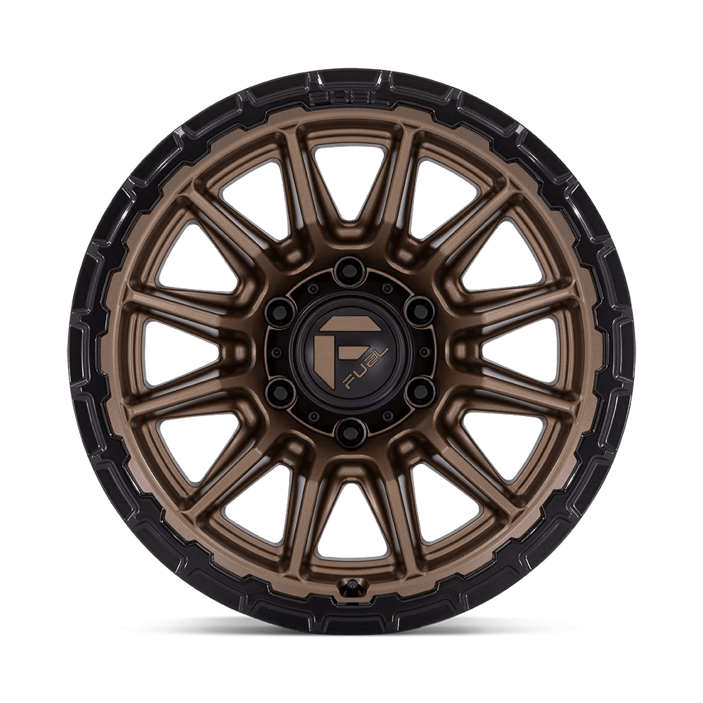 20x10 Fuel FC866 Piston Matte Bronze W/ Gloss Black Lip Wheel 6x135 (-18mm)