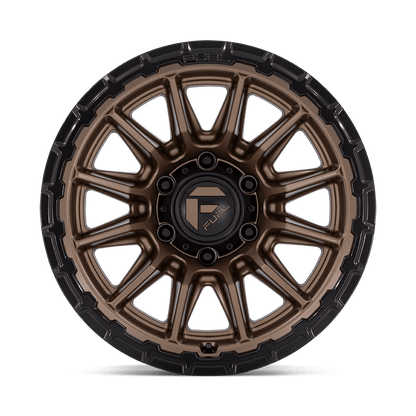20x10 Fuel FC866 Piston Matte Bronze W/ Gloss Black Lip Wheel 6x135 (-18mm)