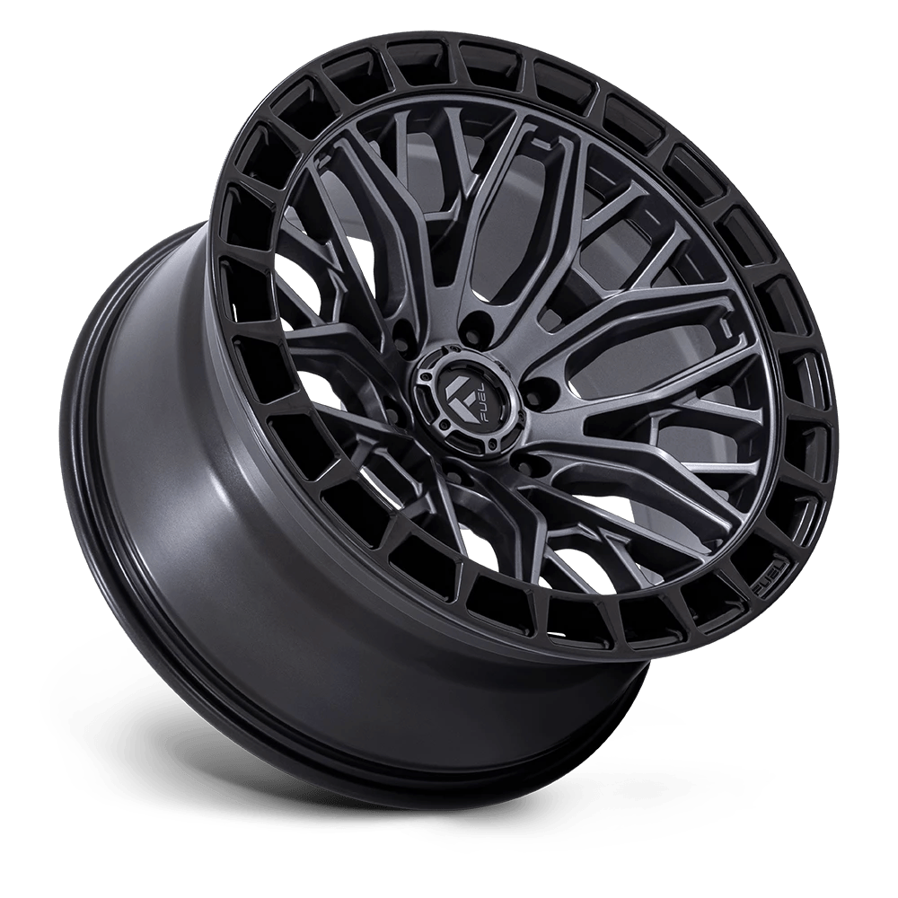 20x10 Fuel FC869 Sigma Matte Gunmetal W/ Matte Black Lip Wheel 6x5.5 (-18mm)