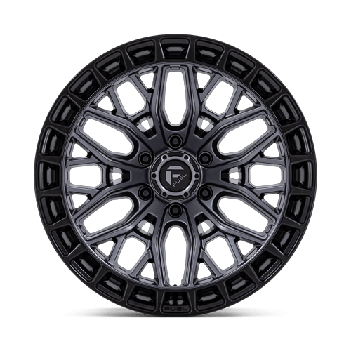 17x9 Fuel FC869 Sigma Matte Gunmetal Matte Black Lip Wheel 6x5.5 (-12mm)
