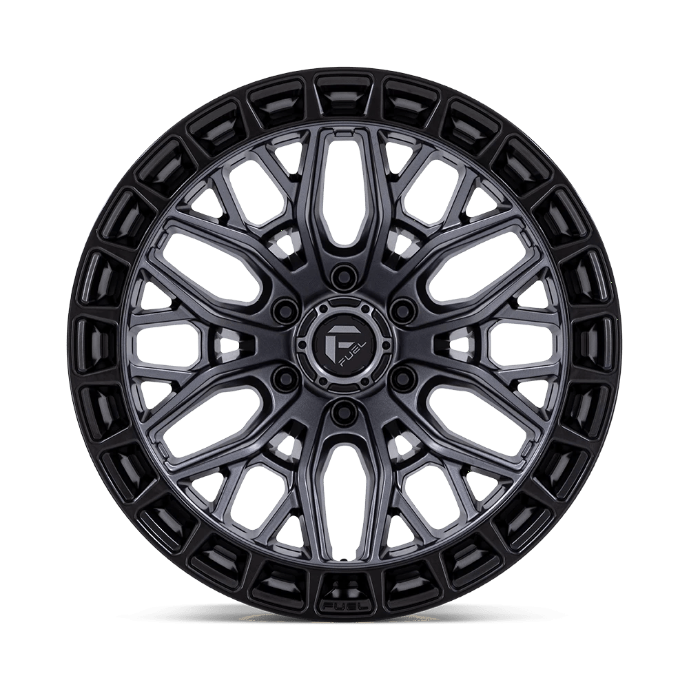 20x9 Fuel FC869 Sigma Matte Gunmetal W/ Matte Black Lip Wheel 6x5.5 (1mm)