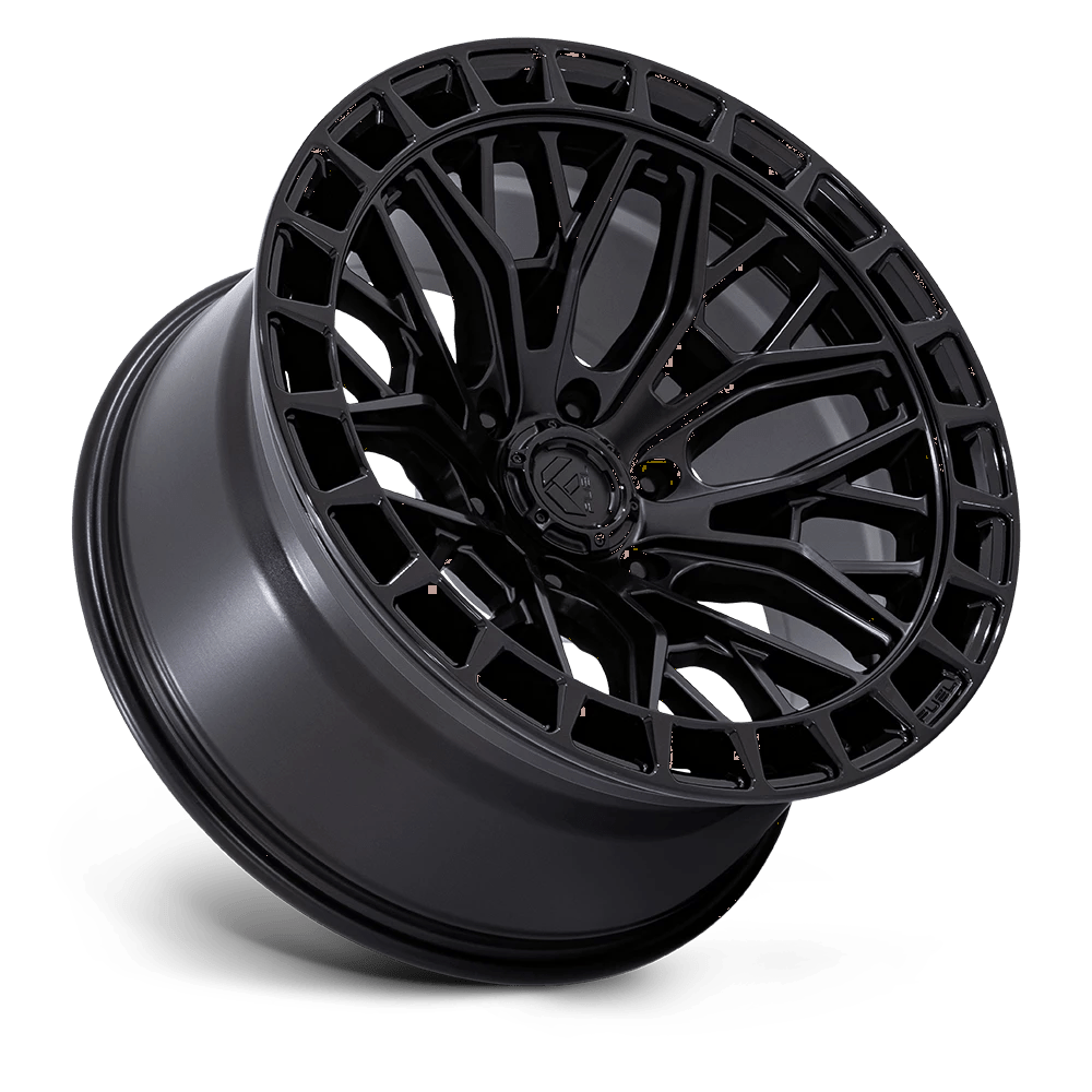 20x10 Fuel FC869 Sigma Blackout W/ Gloss Black Lip Wheel 6x135 (-18mm)