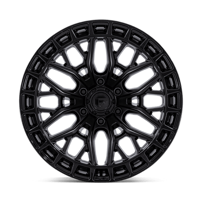 22x9.5 Fuel Off-Road FC869 Sigma Blackout W/ Gloss Black Lip Wheel 6x5.5 (18mm)