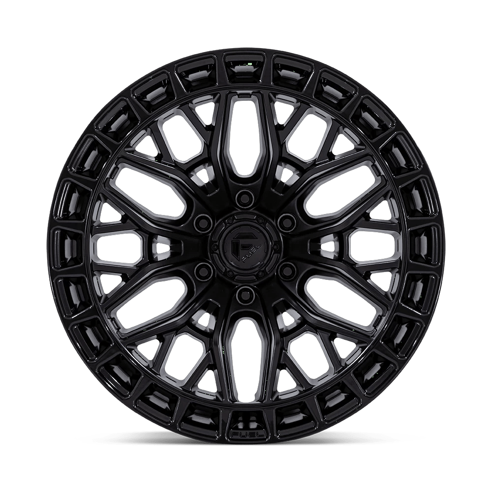 20x9 Fuel FC869 Sigma Blackout W/ Gloss Black Lip Wheel 6x135 (1mm)