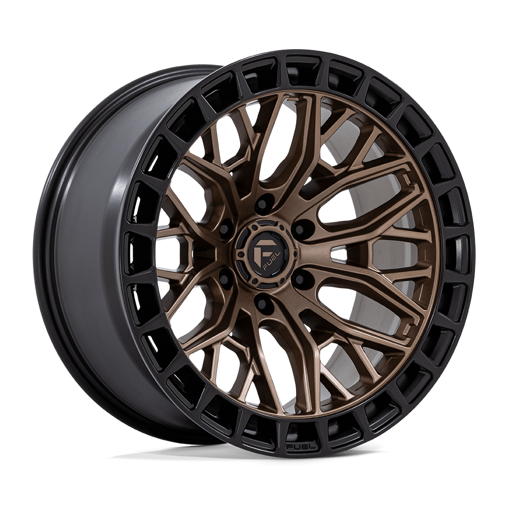 20x10 Fuel FC869 Sigma Matte Bronze W/ Matte Black Lip Wheel 6x135 (-18mm)
