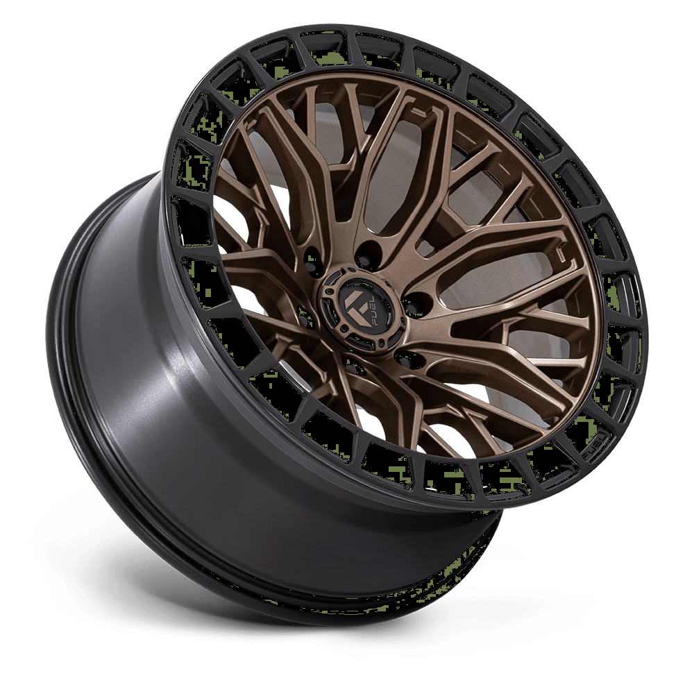 20x10 Fuel FC869 Sigma Matte Bronze W/ Matte Black Lip Wheel 6x5.5 (-18mm)