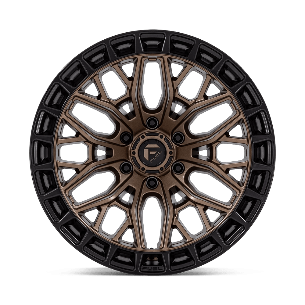 20x10 Fuel FC869 Sigma Matte Bronze W/ Matte Black Lip Wheel 6x135 (-18mm)