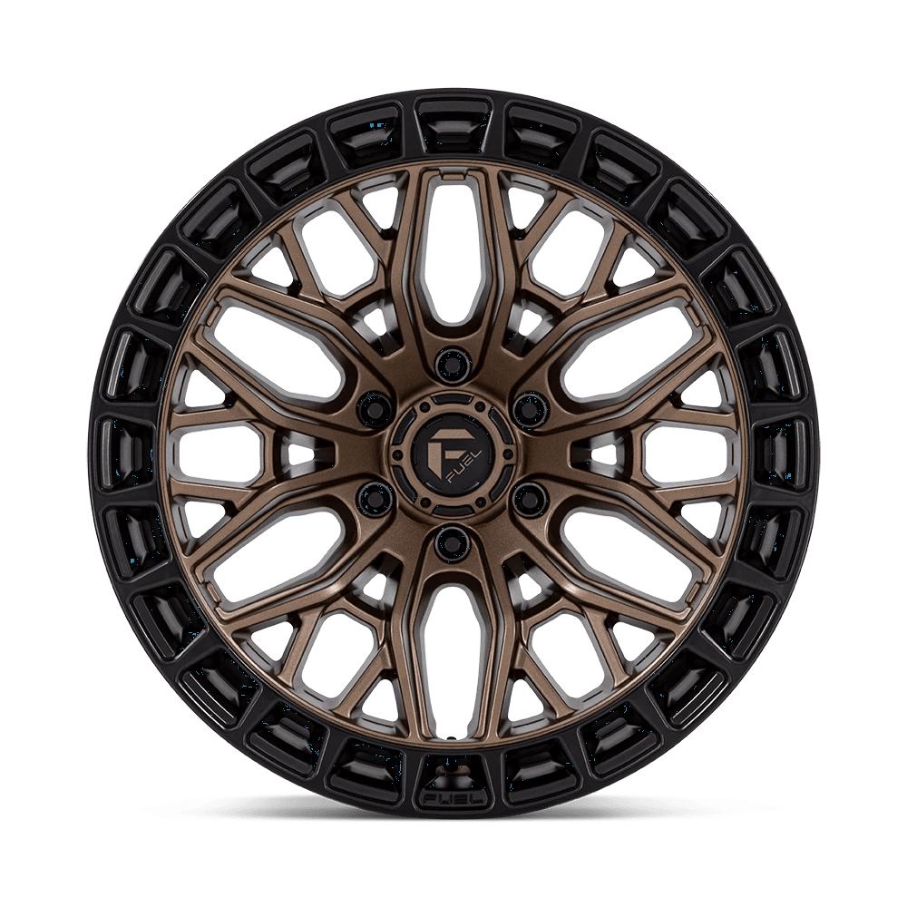 20x10 Fuel FC869 Sigma Matte Bronze W/ Matte Black Lip Wheel 6x5.5 (-18mm)