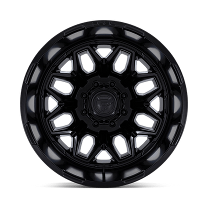 20x8.25 Fuel Off-Road D871 Flux Blackout DUALLY REAR Wheel 8x200 (-201mm)