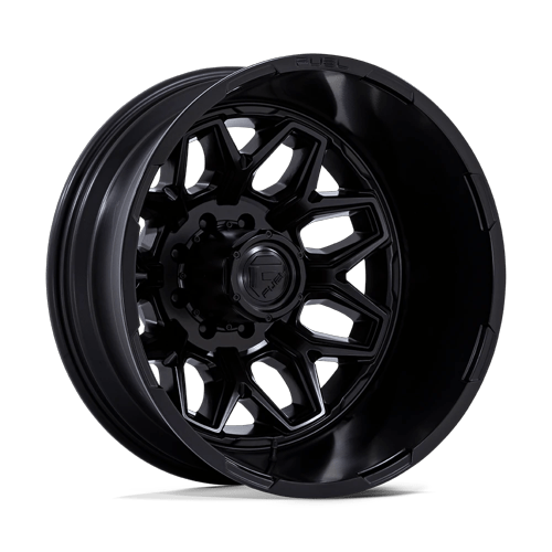22x8.25 Fuel Off-Road D871 Flux Blackout DUALLY REAR Wheel 8x200 (-201mm)