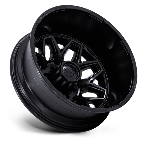 22x8.25 Fuel Off-Road D871 Flux Blackout DUALLY REAR Wheel 8x210 (-201mm)