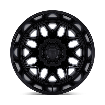 22x8.25 Fuel Off-Road D871 Flux Blackout DUALLY REAR Wheel 8x200 (-201mm)