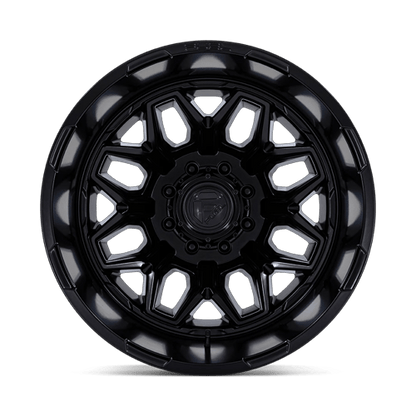 22x8.25 Fuel Off-Road D871 Flux Blackout DUALLY REAR Wheel 8x210 (-201mm)
