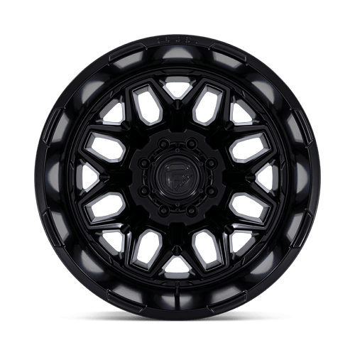 22x8.25 Fuel Off-Road D871 Flux Blackout DUALLY REAR Wheel 8x200 (-227mm)