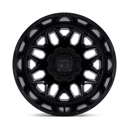 22x8.25 Fuel Off-Road D871 Flux Blackout DUALLY REAR Wheel 8x200 (-227mm)