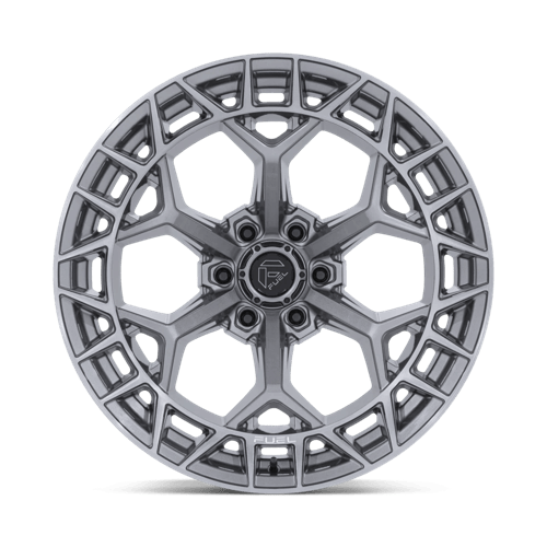 17x9 Fuel Off-Road FC873 Charger Platinum Wheel 5x5 (1mm)