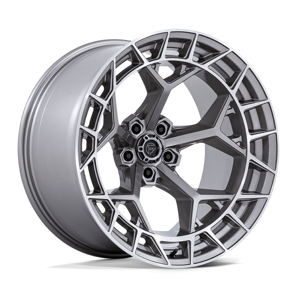 20x9 Fuel FC873 Charger Platinum Wheel 5x5 (1mm)
