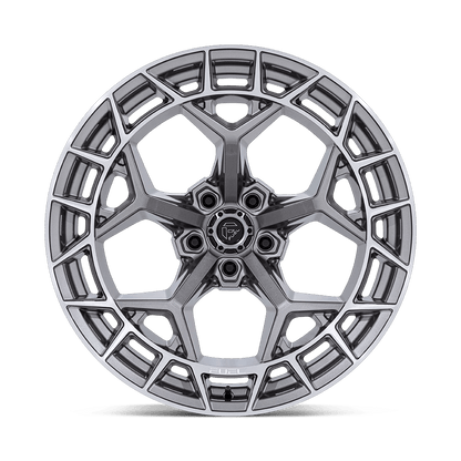 20x9 Fuel FC873 Charger Platinum Wheel 5x5 (1mm)