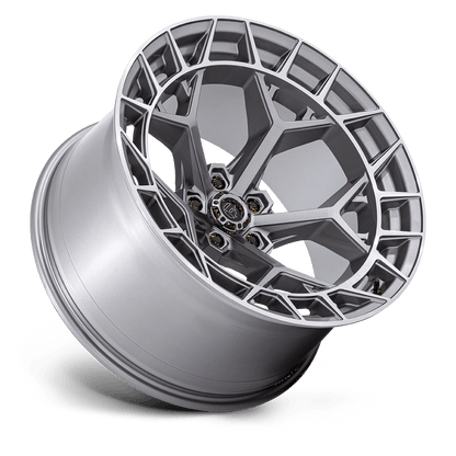 22x12 Fuel FC873 Charger Platinum Wheel 5x5 (-44mm)