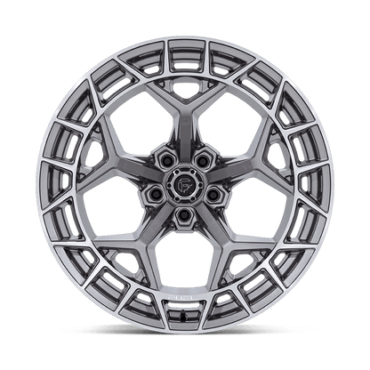 22x12 Fuel FC873 Charger Platinum Wheel 5x5 (-44mm)