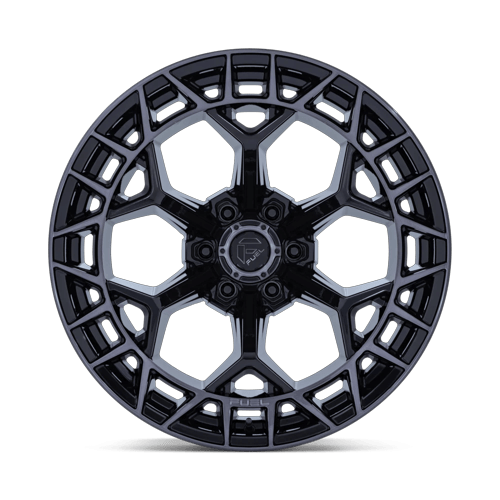 17x9 Fuel Off-Road FC873 Charger Gloss Black Brushed Dark Tint Wheel 5x5 (-12mm)