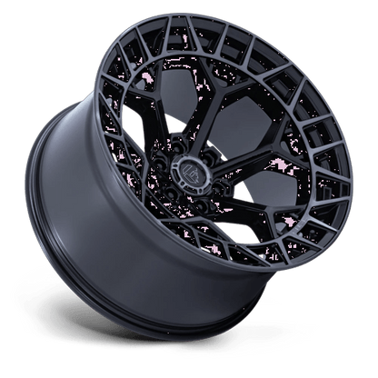 17x9 Fuel Off-Road FC873 Charger Gloss Black Brushed Dark Tint Wheel 5x5 (1mm)