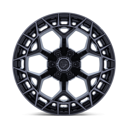 17x9 Fuel Off-Road FC873 Charger Gloss Black Brushed Dark Tint Wheel 5x5 (1mm)