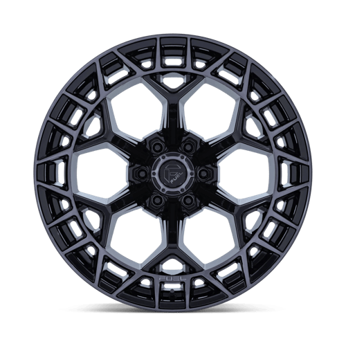 17x9 Fuel Off-Road FC873 Charger Gloss Black Brushed Dark Tint Wheel 5x5 (1mm)