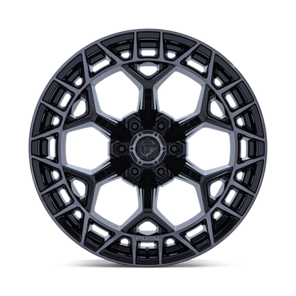 17x9 Fuel Off-Road FC873 Charger Gloss Black Brushed Dark Tint Wheel 5x5 (1mm)