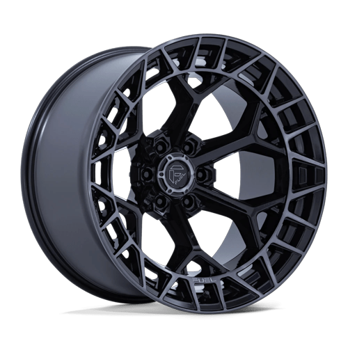 17x9 Fuel FC873 Charger Gloss Black Brushed Face Dark Tint Wheel 6x5.5 (1mm)